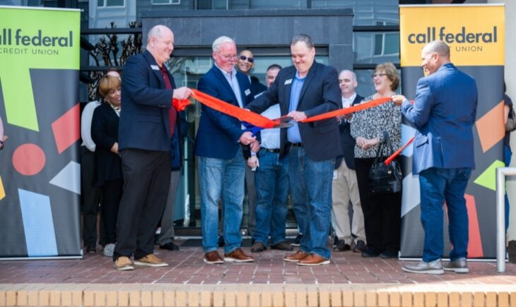 Ribbon cutting at the Grand Opening of Call Federal's New HQ - March 20, 2026