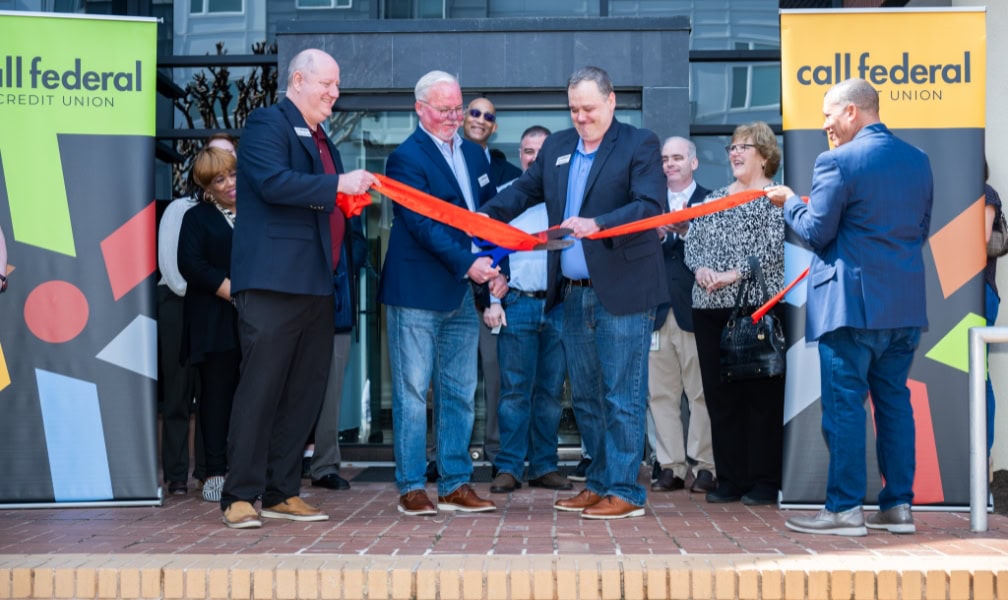 Ribbon cutting at the Grand Opening of Call Federal's New HQ - March 20, 2026